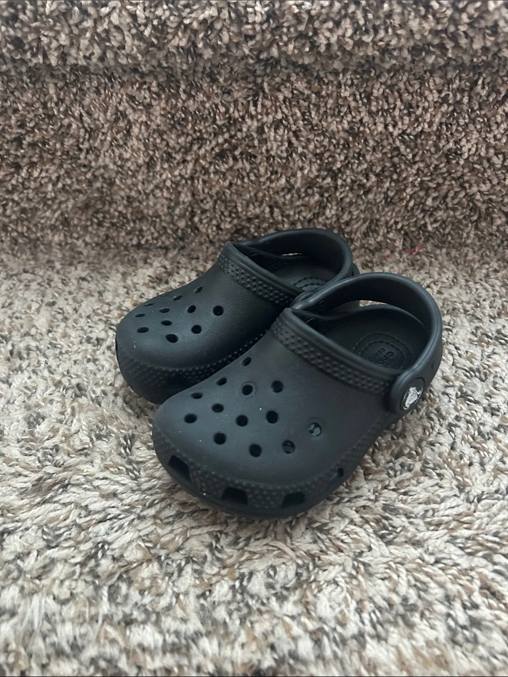 NEW Toddler Black Clog Shoes - Comfortable Slip-On